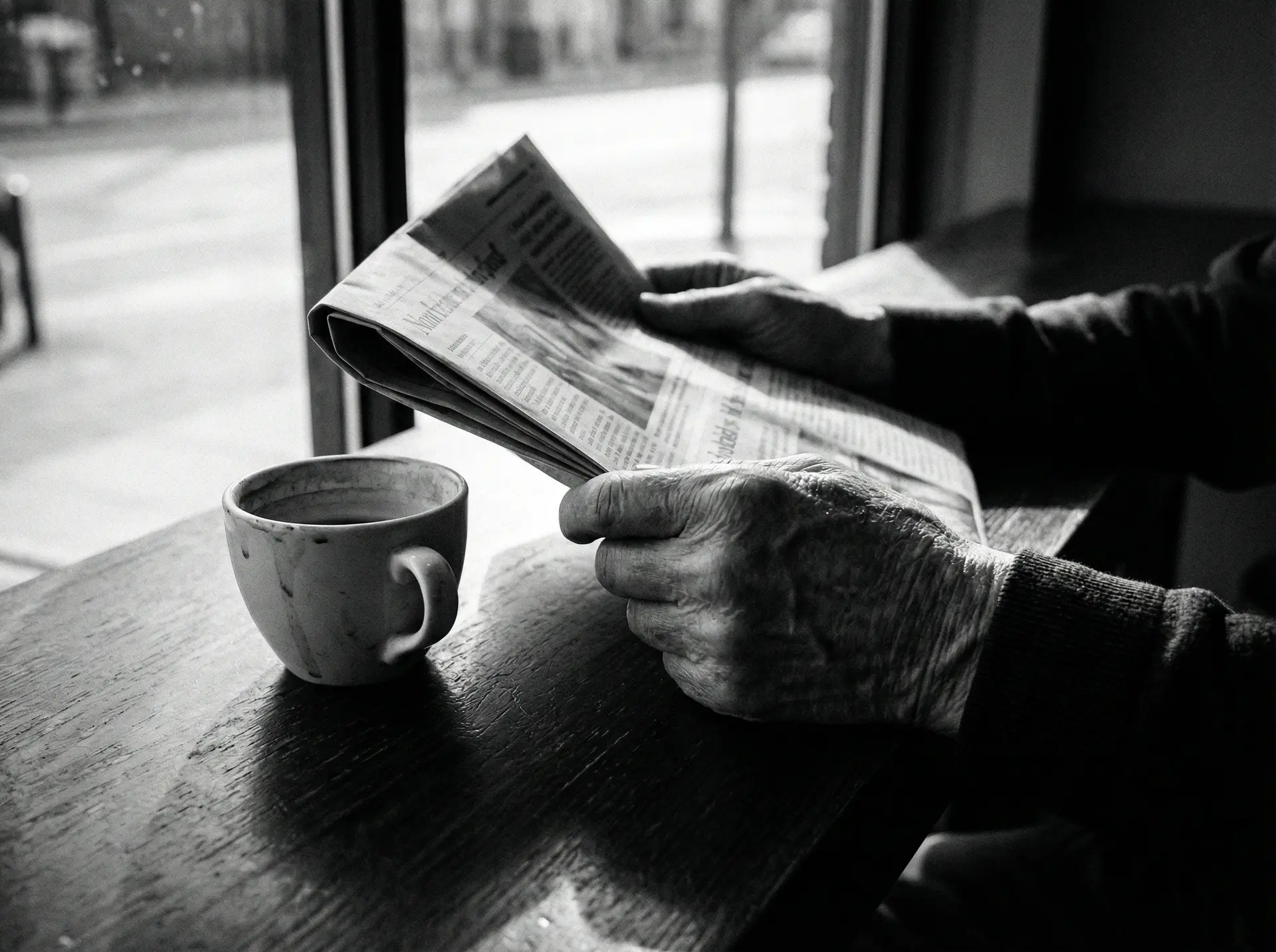 市民阅读新闻报纸 - 91吃瓜